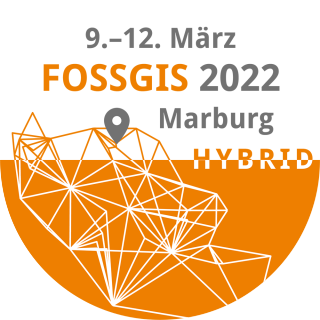 Datei:Standortlogo FOSSGIS 2022 bw.png