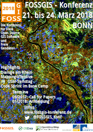 Postkarte FOSSGIS 2018