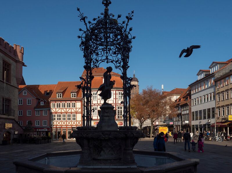 Datei:Titelbild FOSSGIS2026 Gaenseliesl-Markt Pressestelle-Uni-Goettingen.jpg