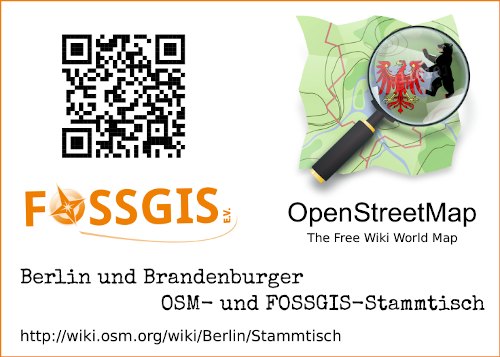 Flyer OSM-FOSSGIS-Stammtisch Berlin