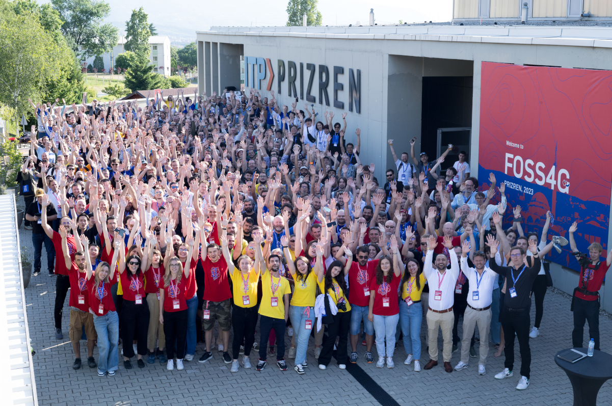 Gruppenfoto FOSS4G 2023