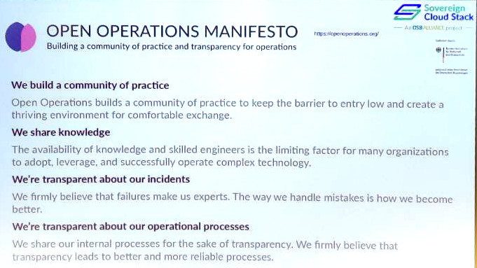 Folie Open Operation Manifest