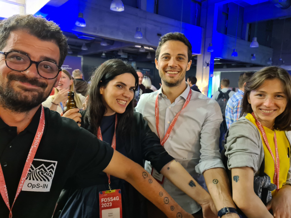 Tattoos auf der FOSS4G